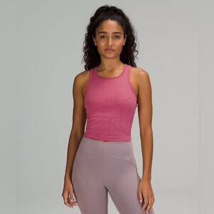 Lululemon Ebb to Street Cropped Racerback Tank